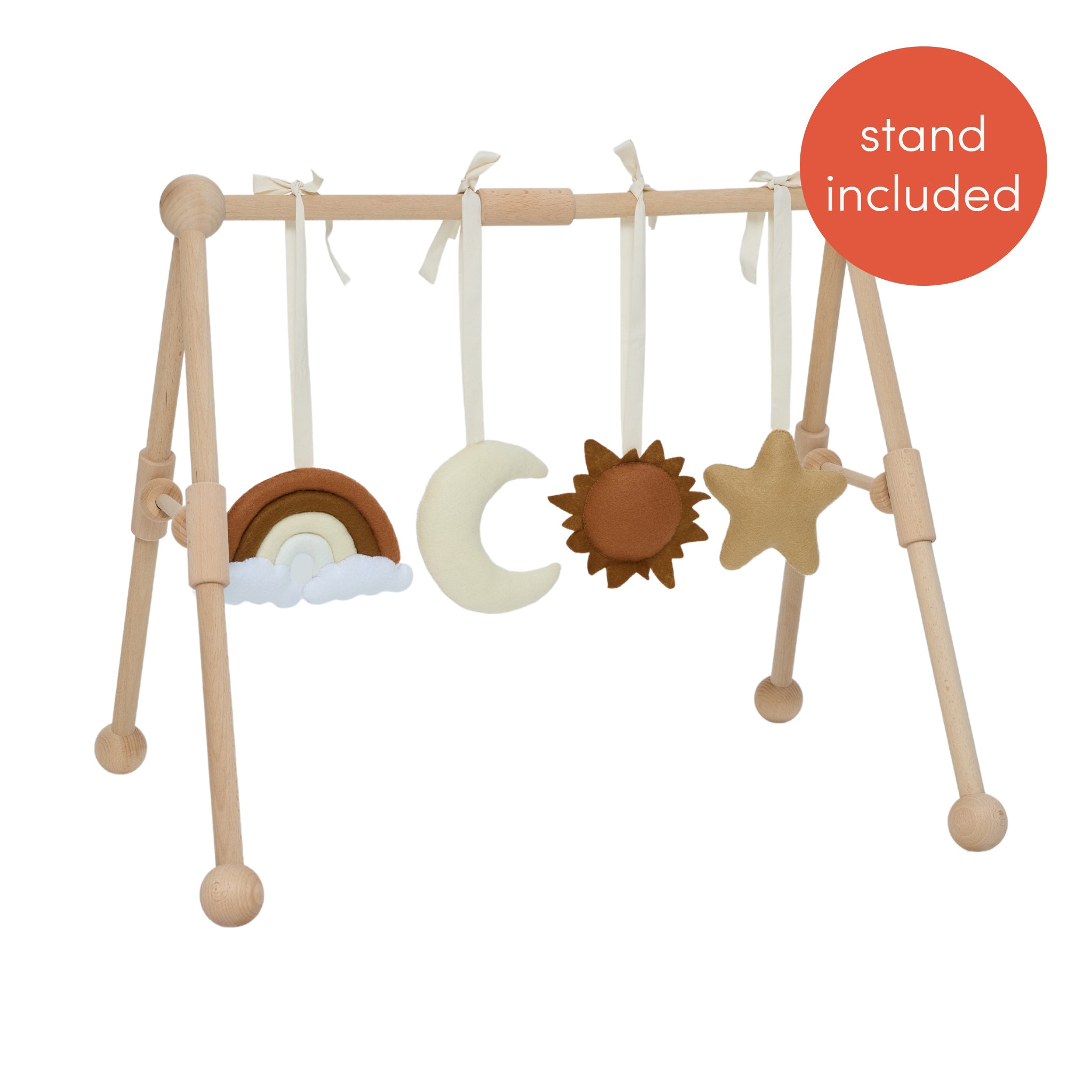 BUNDLE Frame & Activity Gym Toy Set - Sky