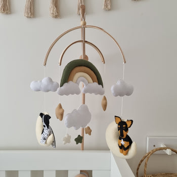 Pet Design - Rainbow Dreams Mobile - Green