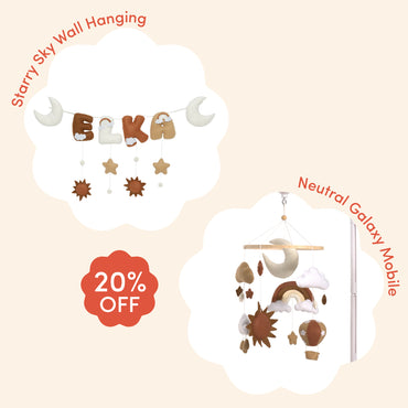 BUNDLE Neutral Sky - Mobile & Wall Hanging