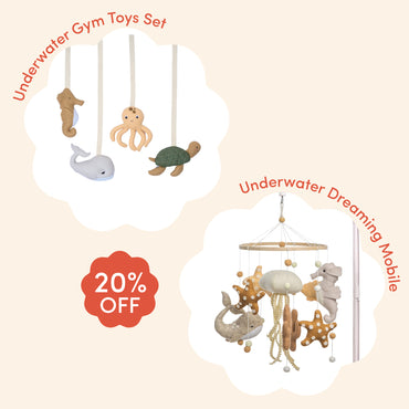 BUNDLE Underwater - Gym Toy Set & Mobile