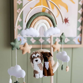Pet Design - Rainbow Dreams Mobile - Green