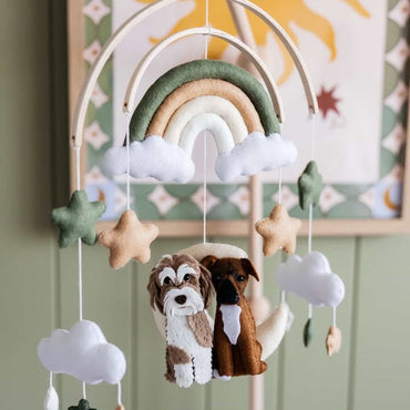 Pet Design - Rainbow Dreams Mobile - Green