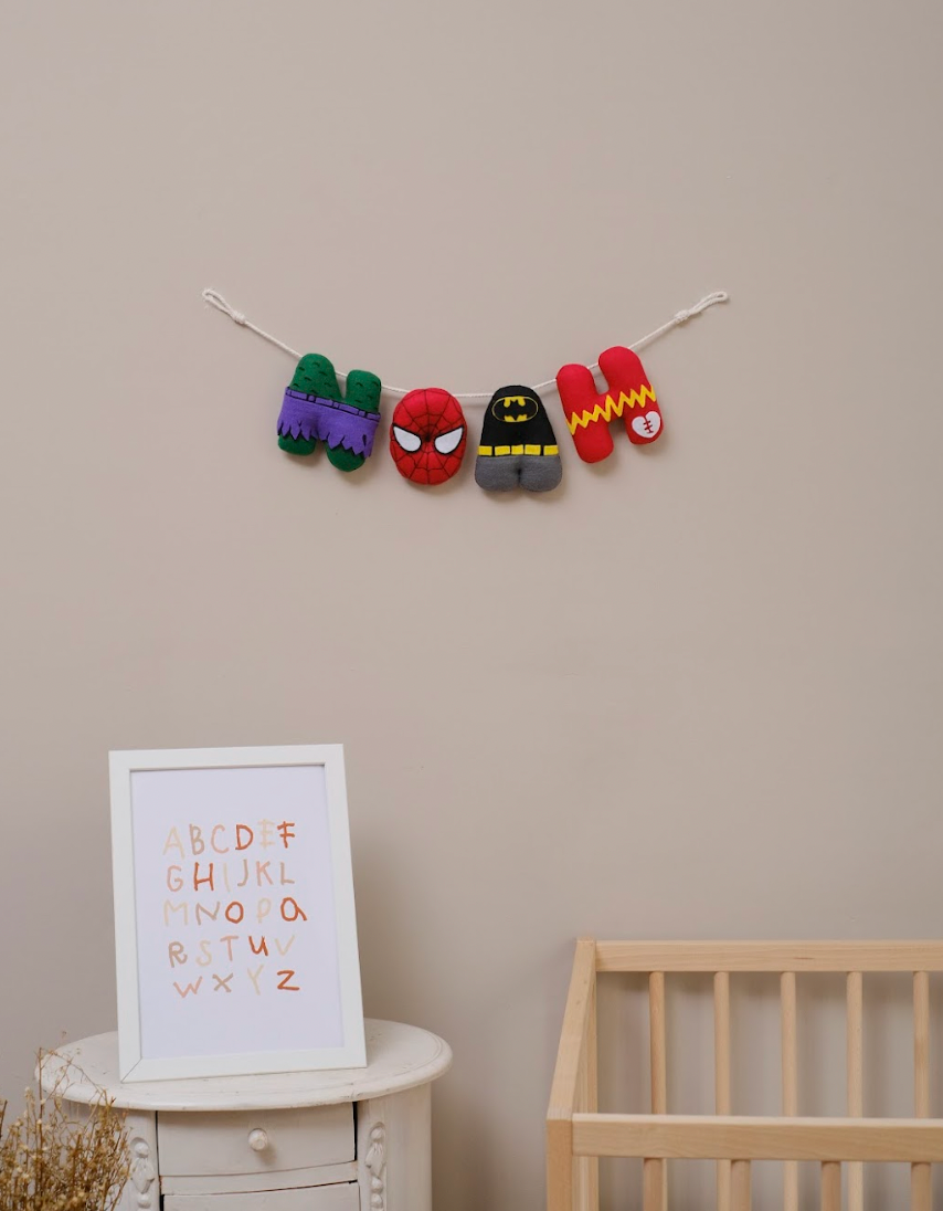 Personalized wall 2024 decor for nursery